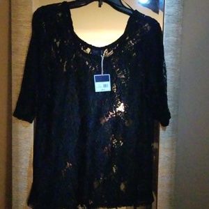 Black Lace Top